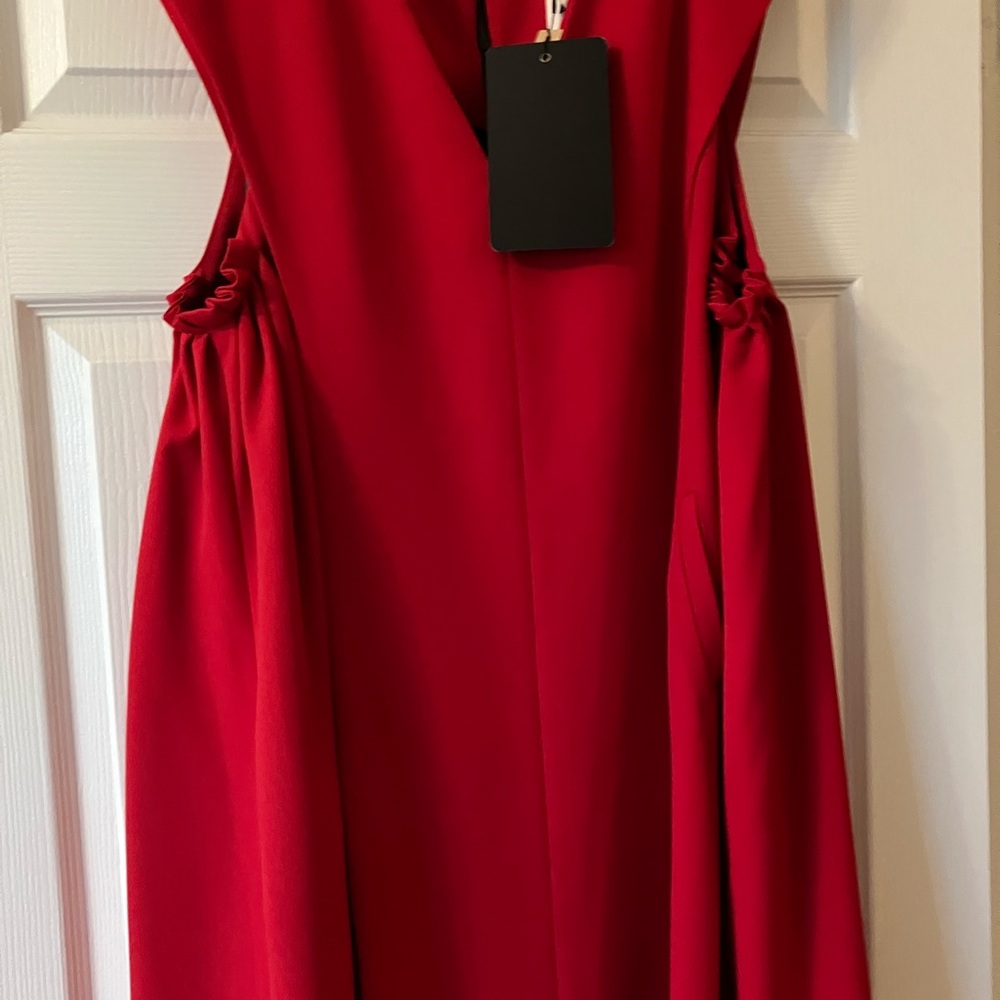 Elegant Red Maxi Dress - Picture 5 of 10
